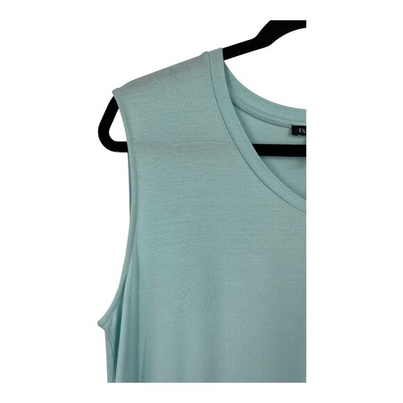 Eileen Fisher Dress Tencel midi blue size Medium M - Picture 2 of 6